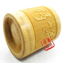 笔筒铭志 送同窗的竹雕拼搏赋